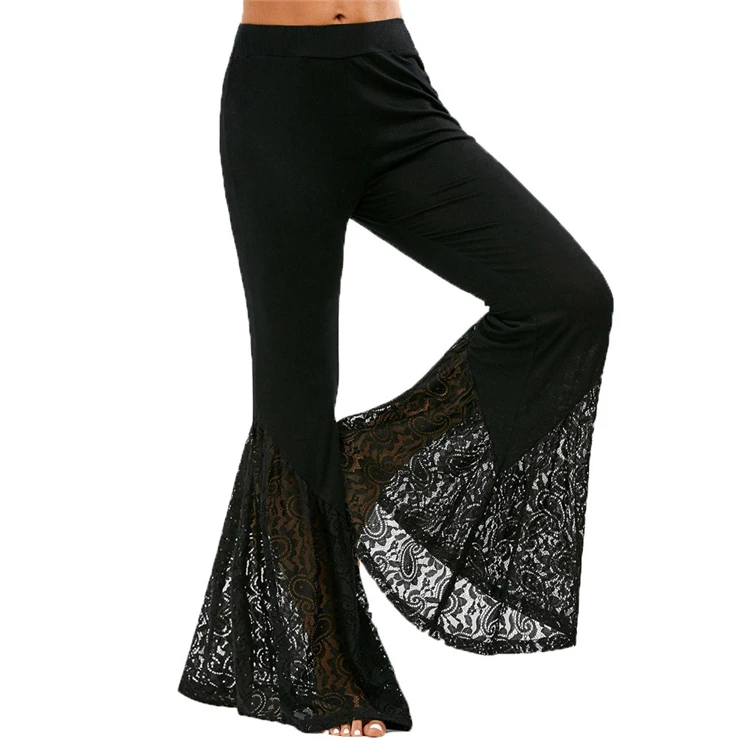 Bell Bottom Flare Stretch Yoga High Waisted