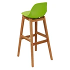 High Quality Adjustable Antique Wooden High Stool Bar Stool Modern Wood Chair For Bar