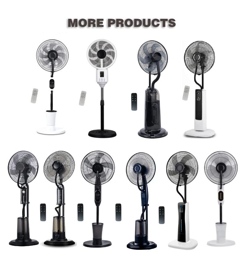 Pedestal Water Mist Fan, 110V, 2L Water Tank - detail 6