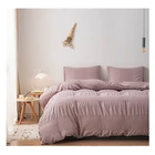Seersucker Bedding Bedsheet Best Quality Polyester Luxury Seersucker Bedding Set Bedsheet