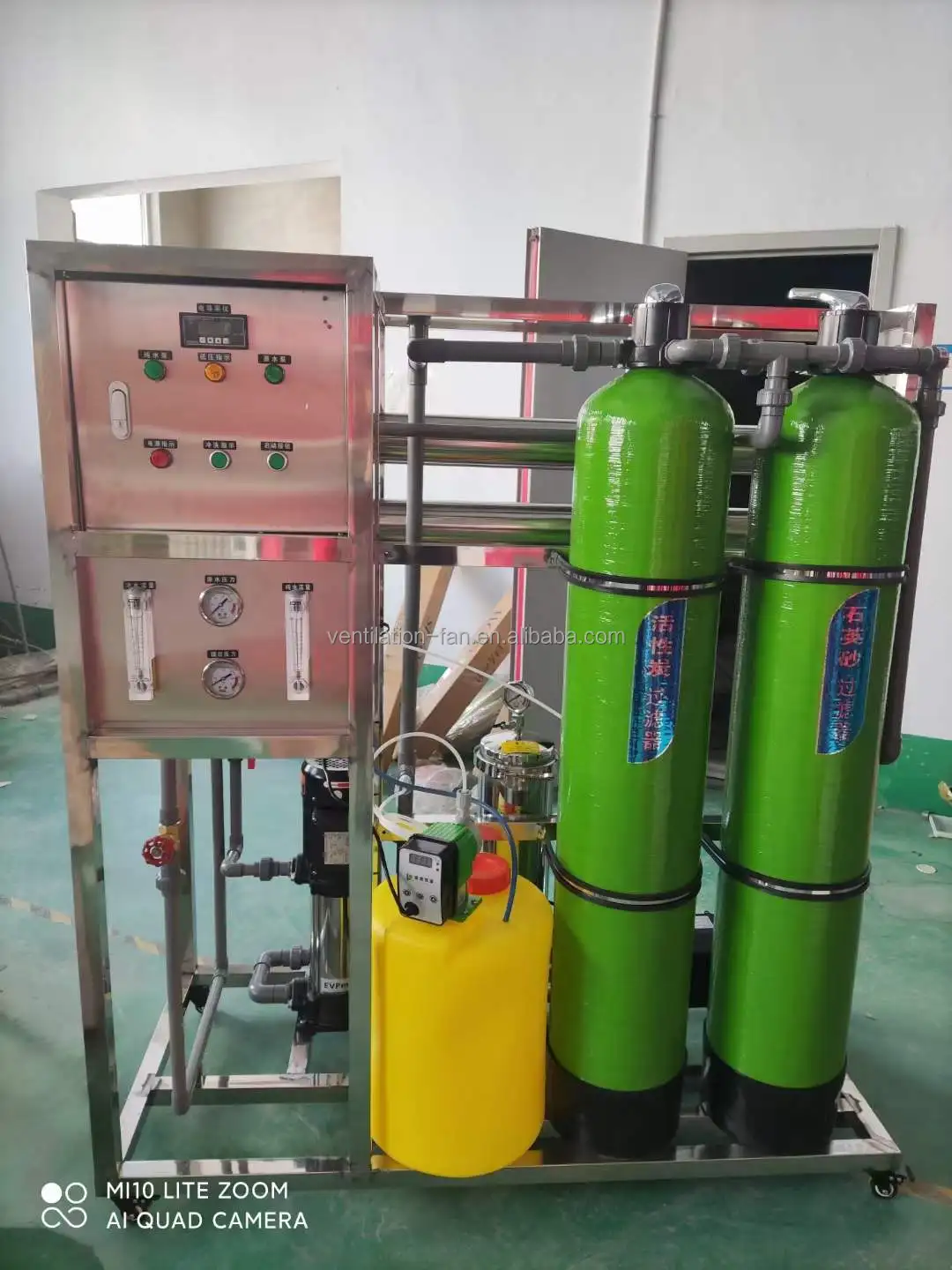 High Desalination Rate 1000lph Brackish Borehole Salty Water Reverse