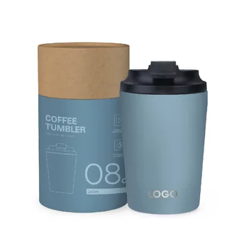 Travel Tumbler 12oz Drink Cup 8oz Mug 304 Stainless Steel Thermal Tumbler Vacuum Insulated with Sip Lid