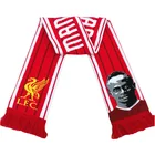 Custom Knitted Scarf Acrylicscarf High Quality Double Side Custom Knitted Fan Football Knitted Soccer Football Scarf