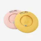 Pink Children Children Cherry Embroidery Pattern Beret Hat Cute Lovely Yellow And Pink Hat For Kids Children