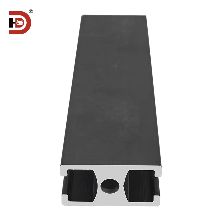 1530 Black Aluminum Profile Frame Equipment Door Frame 1530 Extruded Industrial Aluminum Alloy Door Frame Aluminum Material factory
