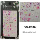 Nail Art Stickers IMAGNAIL 2021 New Designs Nail Art Luxury Flowers Butterfly 5D Nail Stickers