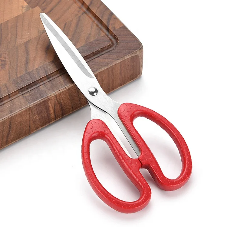 Dishwasher Safe Multi-function 8 Inch Stainless Steel and Non-Slip ABS Handle Kitchen Scissors
