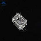 Emerald Crysdiam High Quality Emerald Cut 1carat Vvs2 Lab Grown Diamond Cvd Hpht Diamond For Jewelry