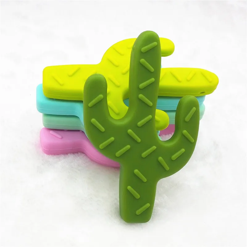 cactus silicone teether