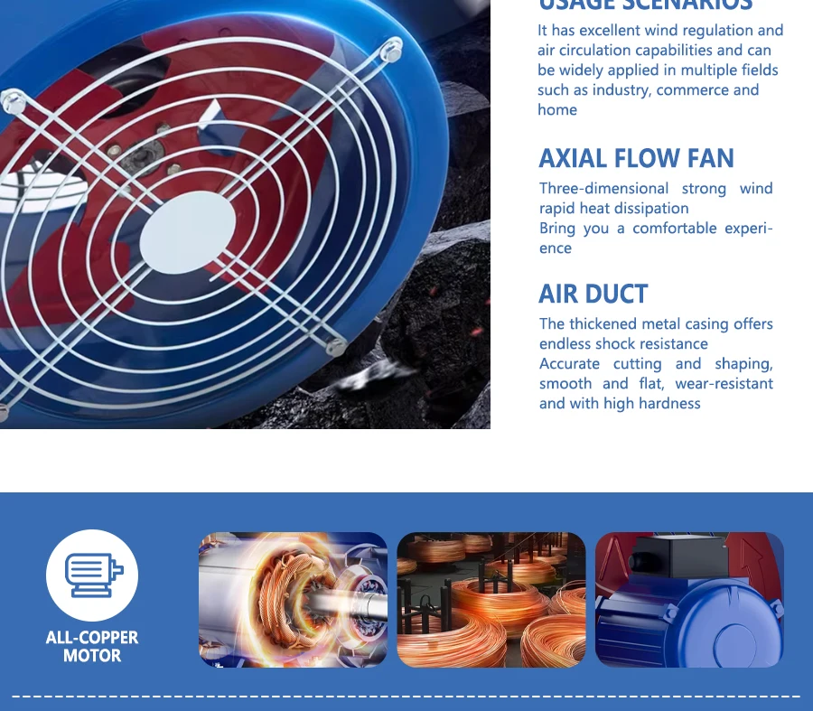 Axial Flow Industrial Fan, 220, Electric - detail 4