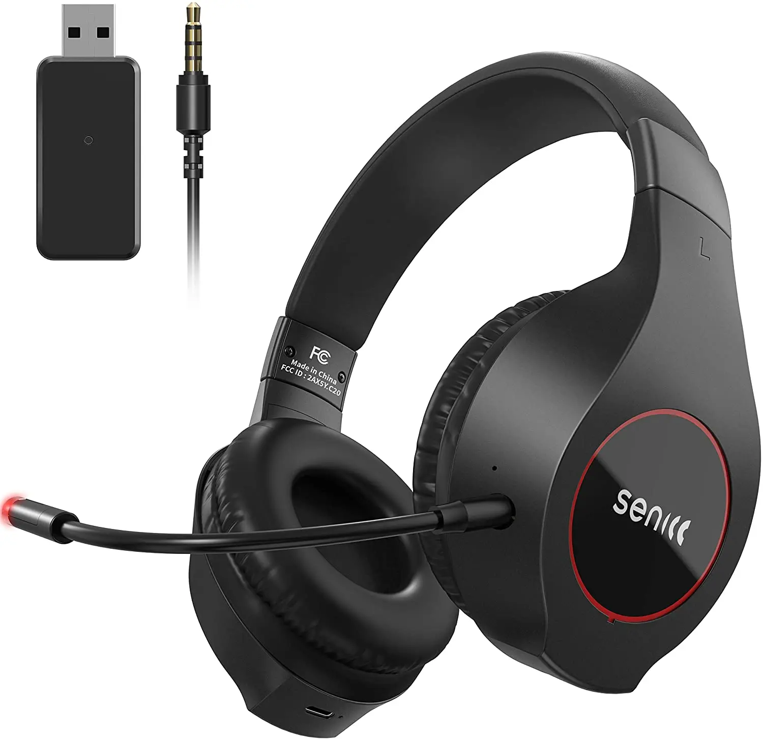 Senicc 2.4g Over-ear Headphone Computer Wireless Gaming Headset Low-latency  With Detachable Microphone 2.4ghz - Buy 2.4g Wireless Gaming Headset,2.4ghz  Headset,2.4g Headset Product on Alibaba.com
