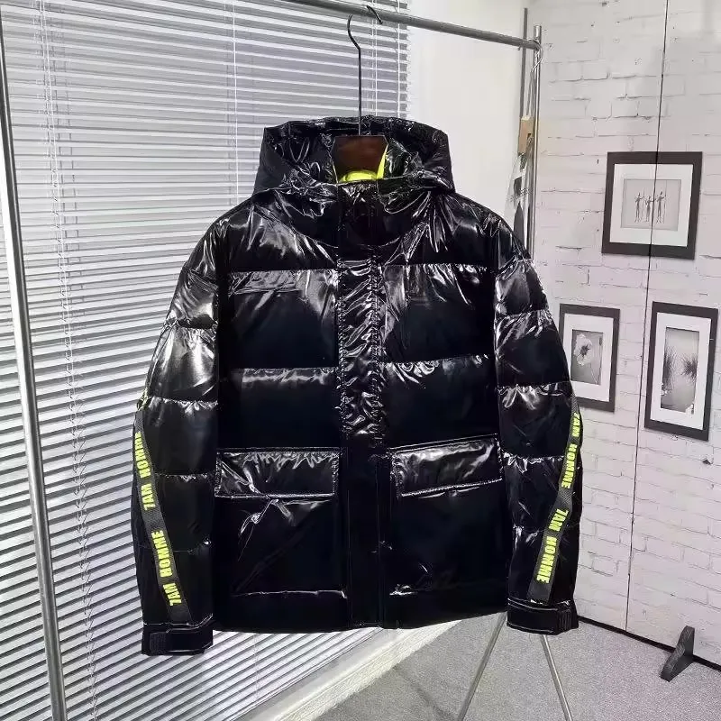 Men's Winter Coat Warm Down Jacket with Hoods Windbreaker Thick Puffer Jacket Man