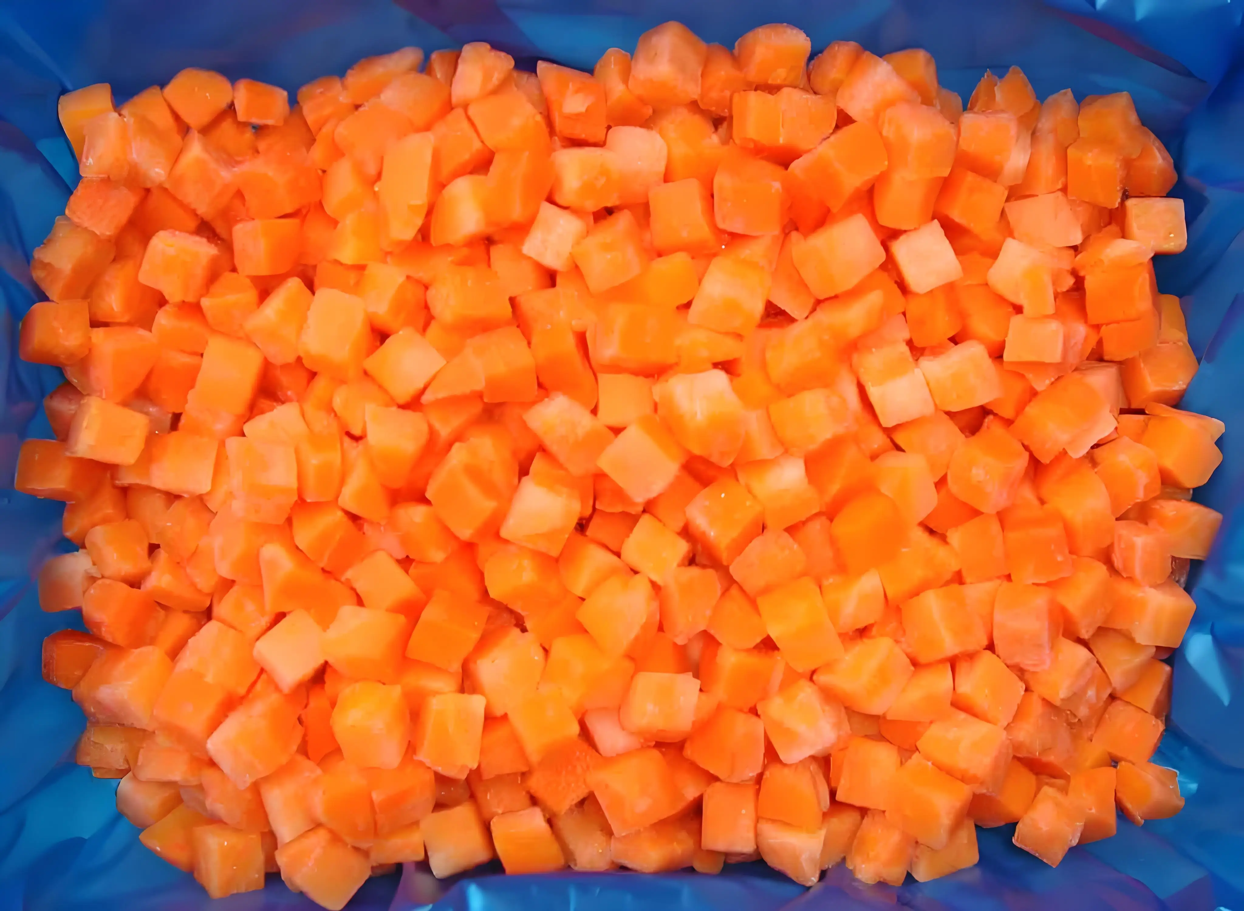 IQF FROZEN CARROT SLICES Frozen Carrot Granules details