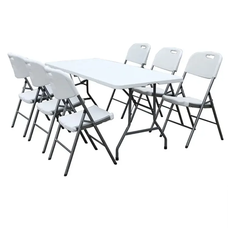 6ft White Outdoor Rectangular Plastic Folding Table Buy Folding Table,Plastic Folding Table