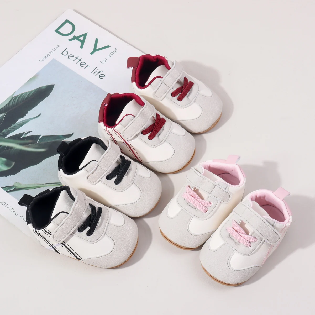 Hook&loop Unisex Sports Toddler Baby Kids Shoes for Boys and Girls factory