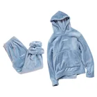 Sleepwear Set Home Wear Cozy Sleepwear Coral Fleece Women Pajamas Set