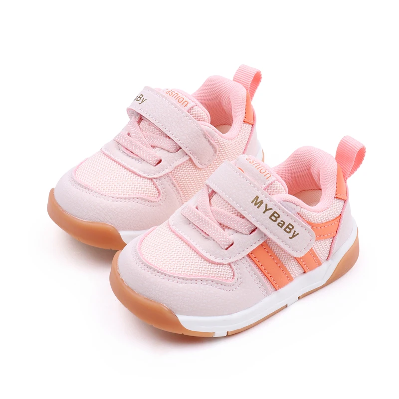 Spring and Autumn Mesh Breathable Toddler Shoes Boys Soft Soled Functional Shoes for Children factory