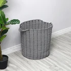 Basket Manufacturer Supply Custom Delicate Handmade Woven Cotton Rope Basket Storage