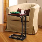 Metal Table Side Metal Side Table VASAGLE Metal Frame Design Coffee Table Antique Wooden Side Table Sofa End Table