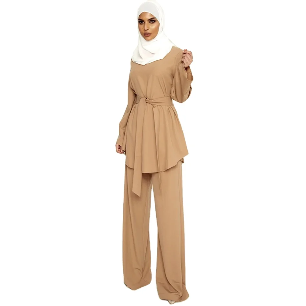 Wholesales Two Pieces Set Muslim Kaftan Woman Dress Islamic Hijab Clothing  Jabab - Buy Wholesale Clothing,New Arrival Muslim Ladies Clothing  Dress,Modern Islamic Clothing Product on Alibaba.com