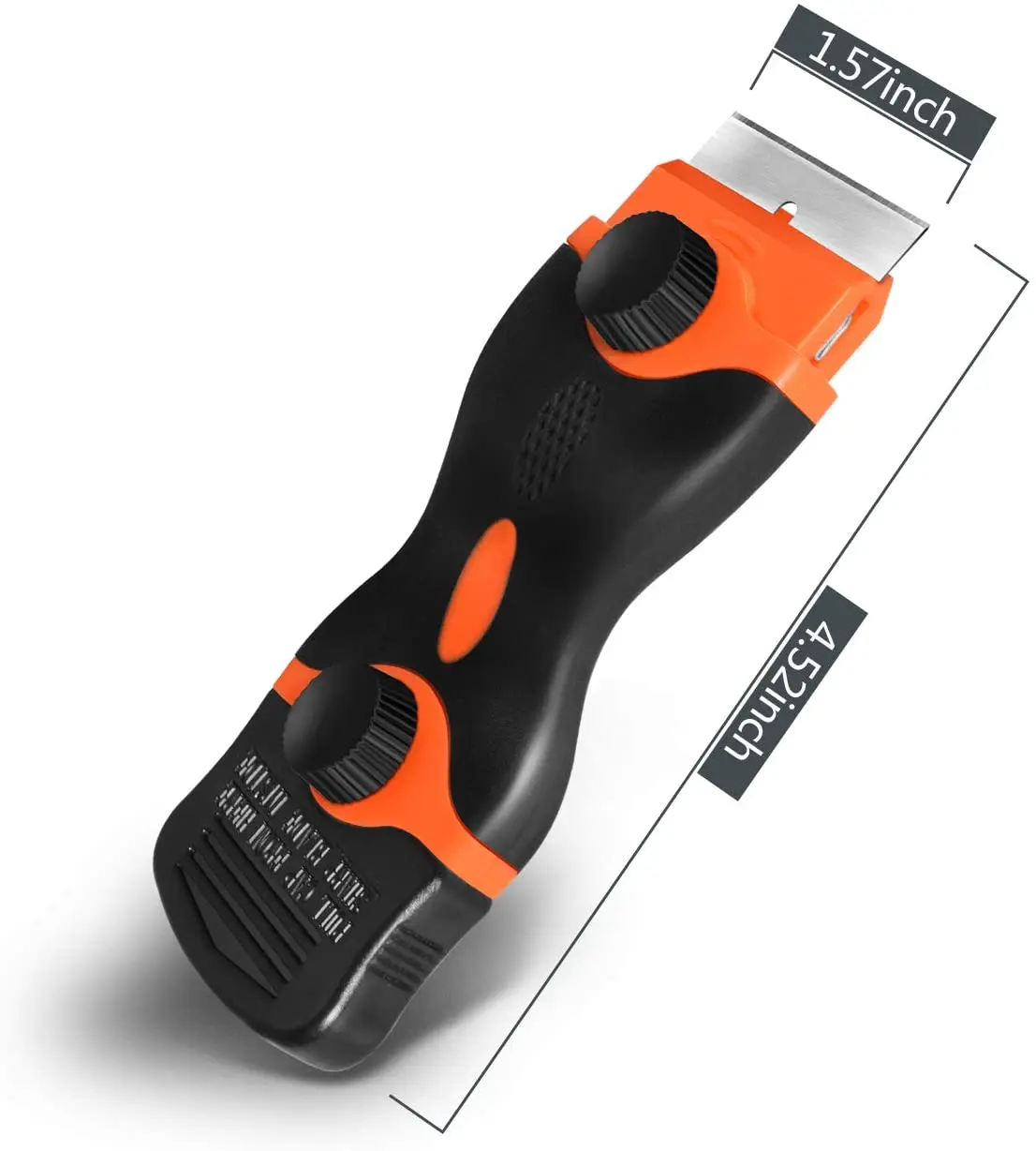 Double Edged Plastic Razor Blade Scrapers Knife With Contoured Grip For