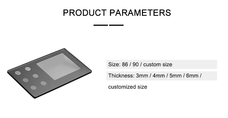 Customized smart touch glass panels are widely used in furniture and household appliances