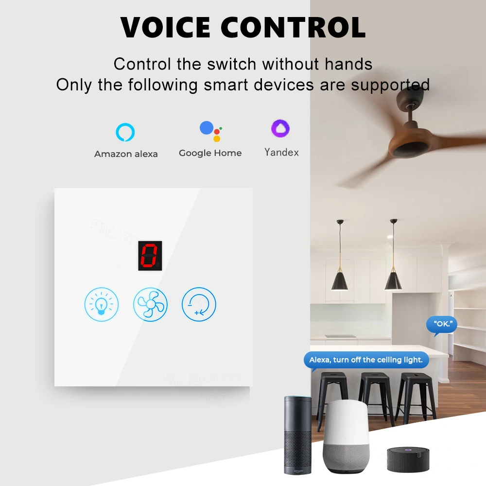 Speed Wifi Touch Fan, SZMYQ, Wall - detail 8