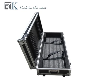 Keyboard Flight Case with Low Profile Wheels and Pick & Fit Foam, korg pa3x pro 76 keyboard flight case