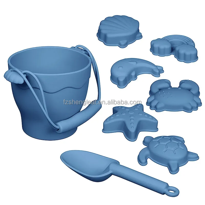 product wholesale unisex educational game bath toys set for newborn toddler baby boys and girls silicone silicon beach sand play product-6
