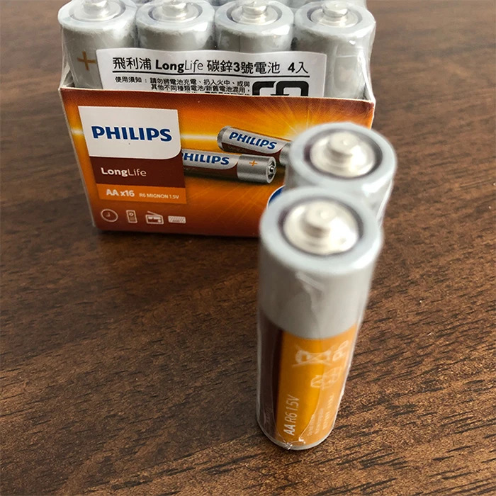 Philips Carbon Zinc Super Heavy Duty Aa Dry Batteries V Aaa R R