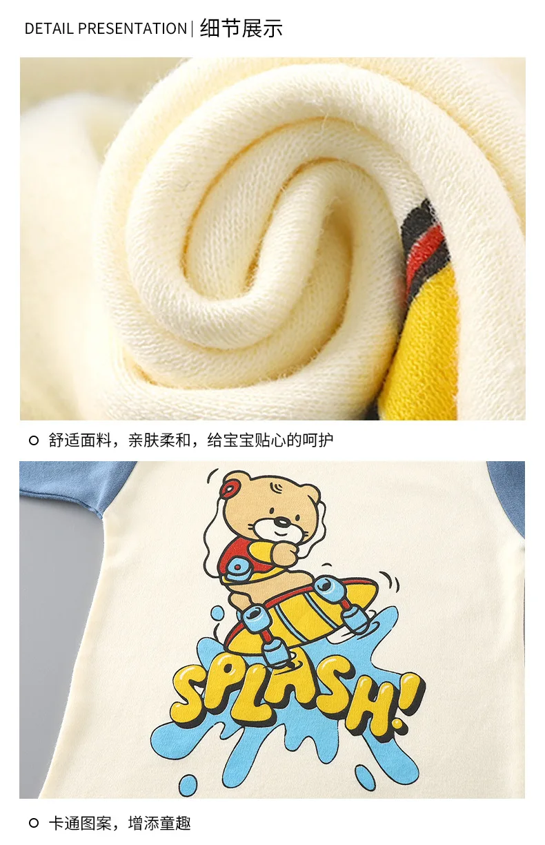 High Quality Wholesale Toddler Kids Korea Pyjamas Boy Sleepwear Custom