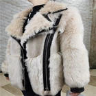 Jackets Women New Design Lamb Fur Coat High Quality Ladies Short Thick Fur Jackets Winter Solid Color Women Coat