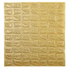 Wall Washable Self Adhesive Waterproof Brick Design 3D Wall Sticker For Bedroom