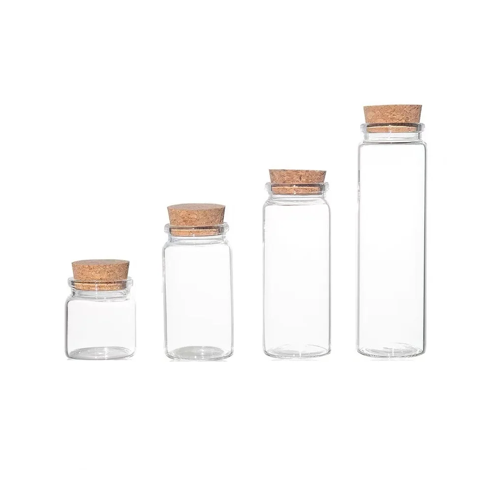 Clear Drifting Bottles 20ml 30ml 50ml 65ml 90ml Clear Glass Wishing 