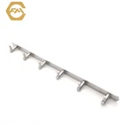 Hooks Hook China Wholesale Stainless Steel 6 Hooks Shower Towel Hook Wall Mounted Hook