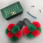 Purse Women Girls Fashion Candy Jelly Handbags Luxury Pvc Purse Jelly Handbags Fur Slides Sunglasses To Match