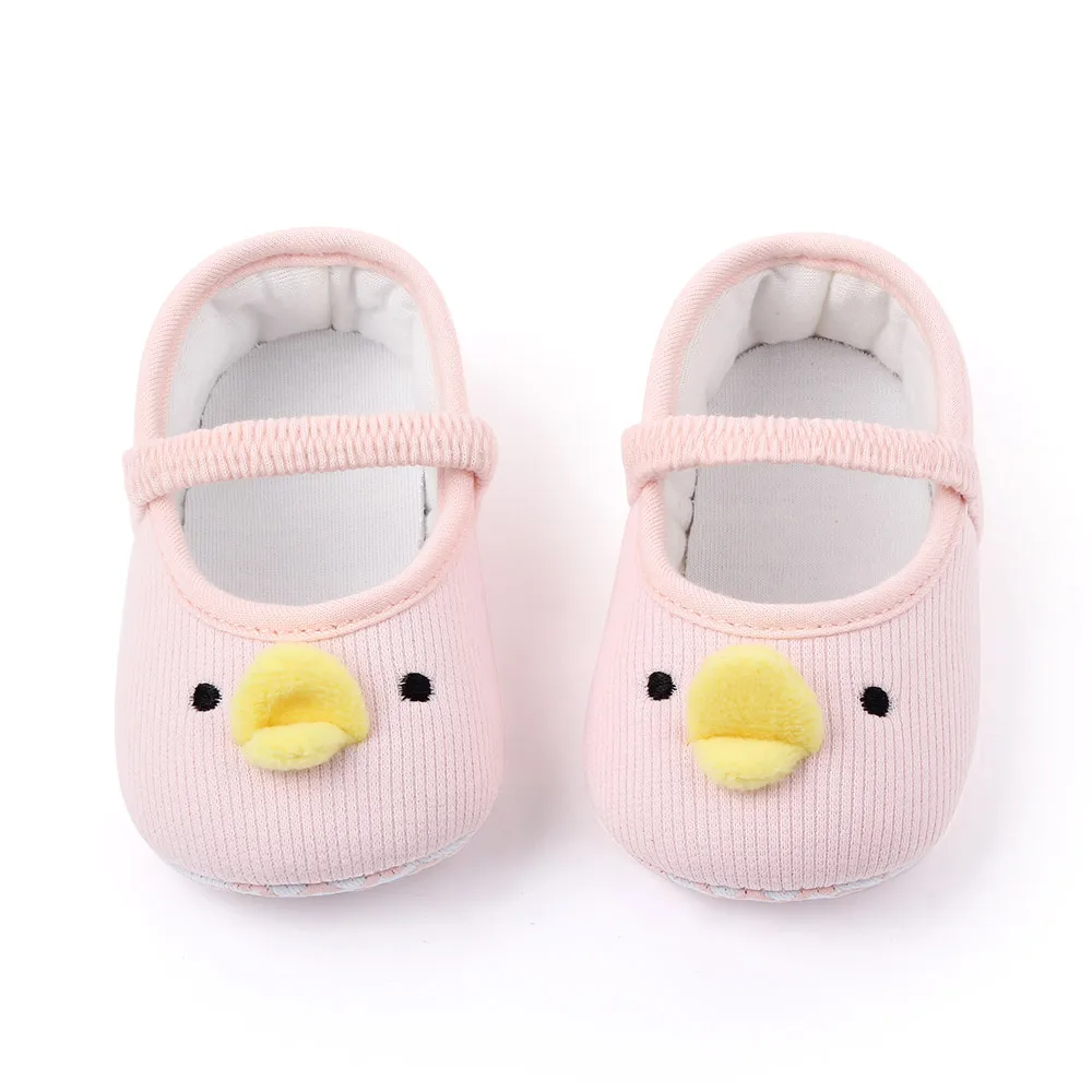 New Baby Solid Color Elastic Cute Cartoon Duck Soft Soled Comfortable Infants Toddler Shoes manufacture