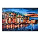 Decoration Wall Market Whosale Landscape Painting Diy Decoration Wall Kid Oil Painting By Number