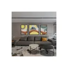 High High Quality Deer Decorative Crystal Painting Wall Art Crystal Porcelain Glass Painting For Home