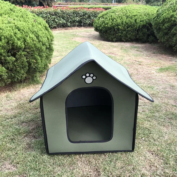 HOT New design camouflage indoor small pet house bed pet bed tent house with luxury pet bed house