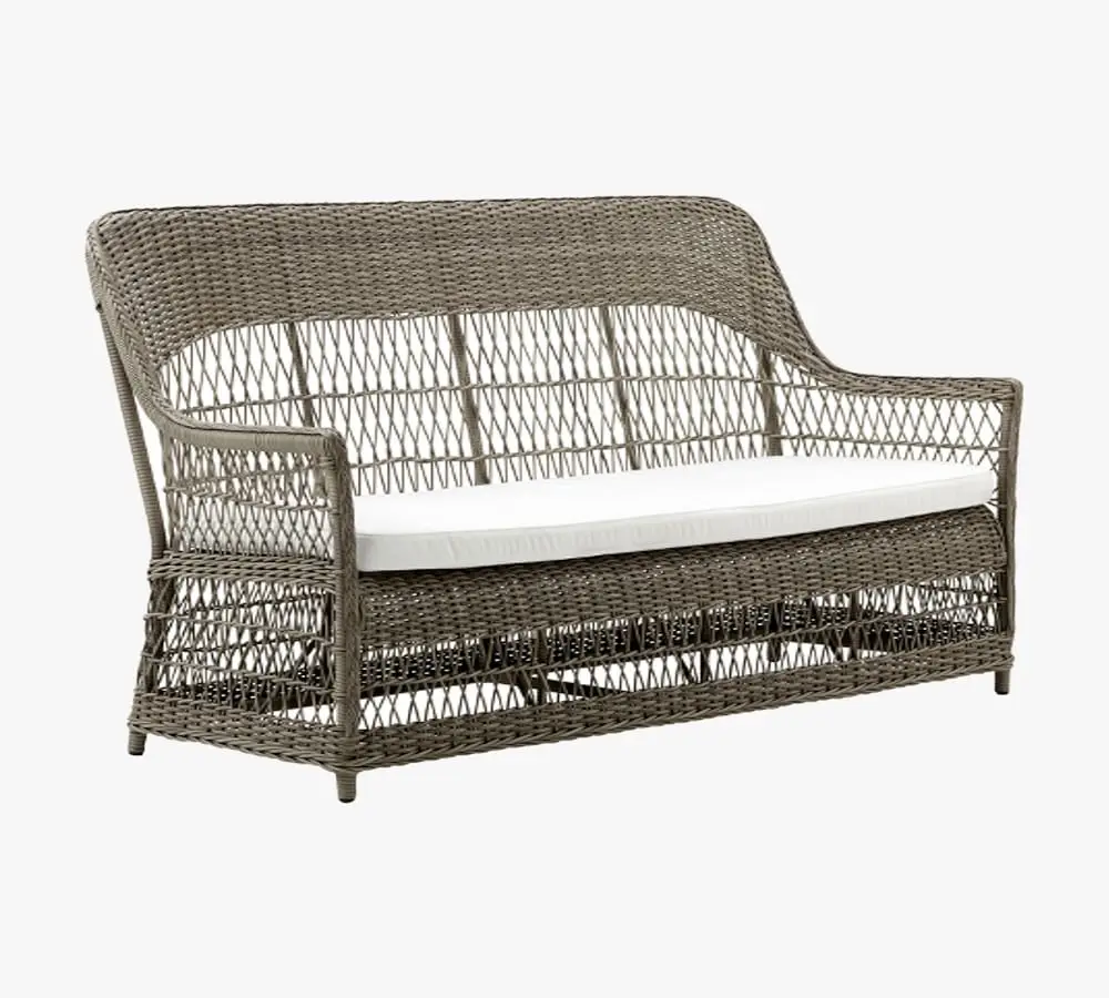 patio sofa outdoor loveseat wicker sofa chair clean design garden furniture rattan furniture