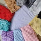 Fabric Baby Ready To Ship 100% Polyester Super Soft Minky Dot Crystal Velvet Fabric For Baby Blanket