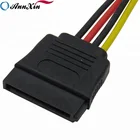 Connector Sata Cable 220V 4Pin Molex Connector To 15pin SATA Power Adapter Cable