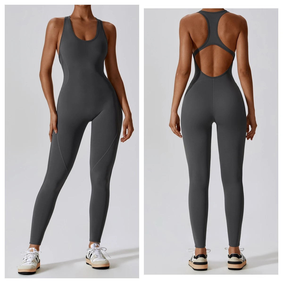 lulu Jumpsuits One-Piece Yoga Suit Dance Belly Tightening Fitness Workout Set Stretch Bodysuit Gym Clothes Push Up Sportswear