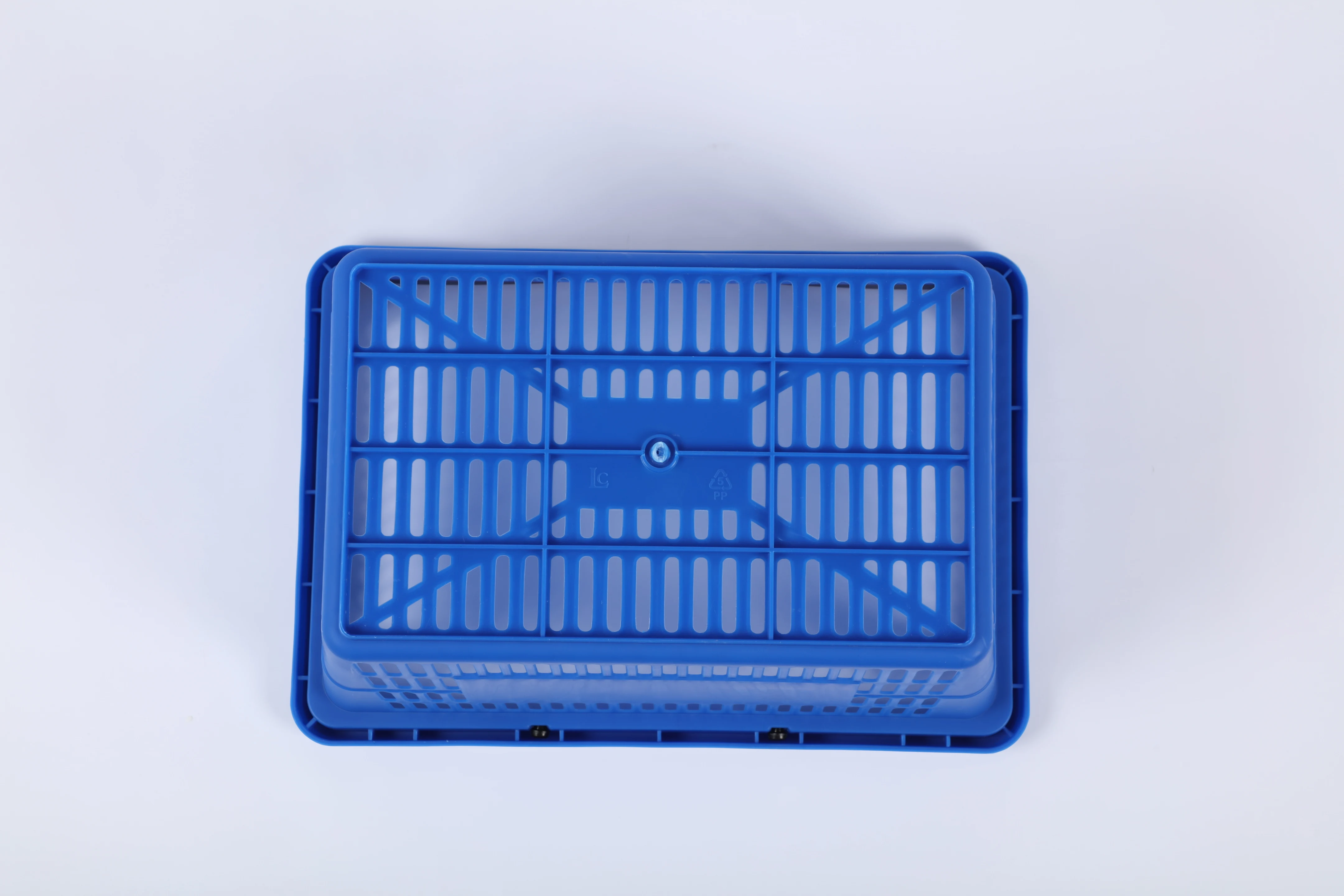 Multifunction Eco-friendly Customized Supermarket Grocery PP Plastic Mesh Storage Basket with Handle factory