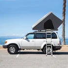 Family Cheapest 4 Seasons ABS Triangle Auto Car Hard Shell 4 Person Family Camping Rooftop Tent Hard Shell