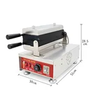 Ice Cream Commercial Electric Open Mouth Ice Cream Taiyaki Popular Fish Waffle Maker Snack Machine