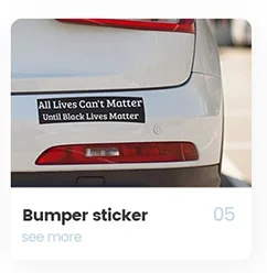 Bumper Stickets Stickers Vegan Custom Waterproof Car Sticker Vinyl Supplier Protective Proctor Decals Label Stick Guard Blank