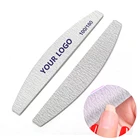 Nail File Nail Zebra Nail File Emery Board 100 180 Grit Private Labels