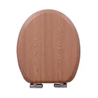 Wood Veneer MDF TOILET SEAT W/ WOOD VENEER